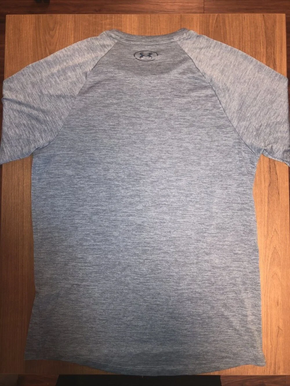 Mens Adidas Tech T-Shirt - Athletic Gym Shirt - Breathable - SMALL Blue
